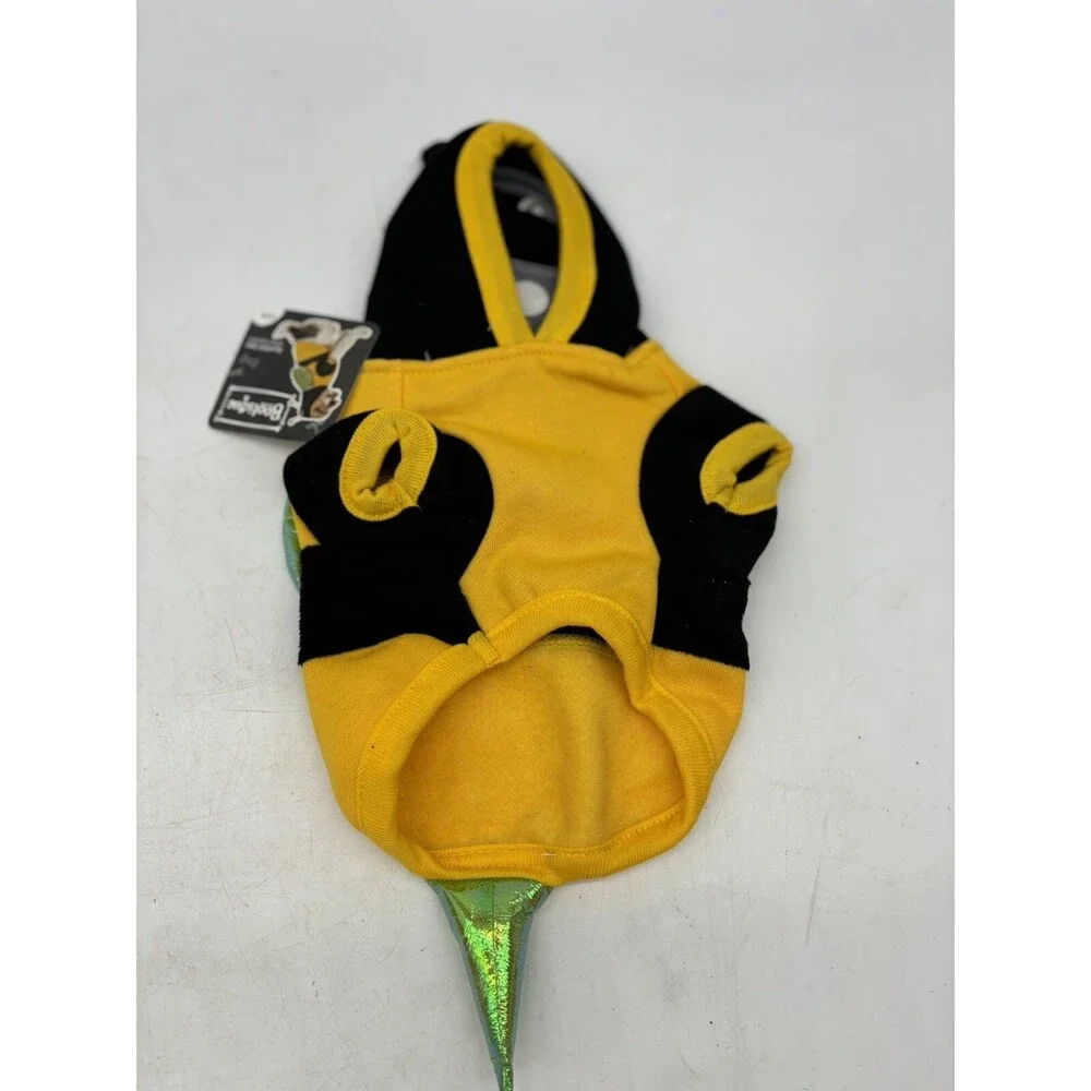 Bootique Dog Cat Halloween Costume Bumble Bee Hoodie XXS 9-11” New